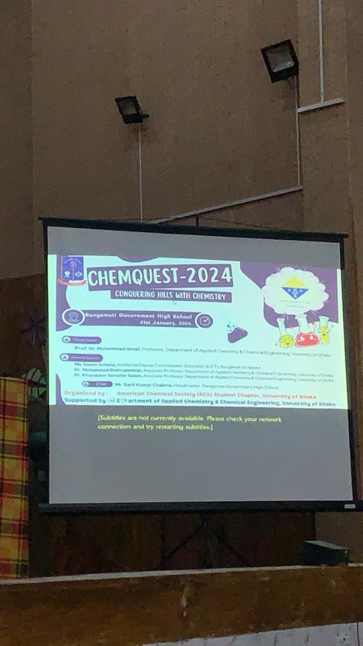 ChemQuest 2024 Rangamati - Group photo